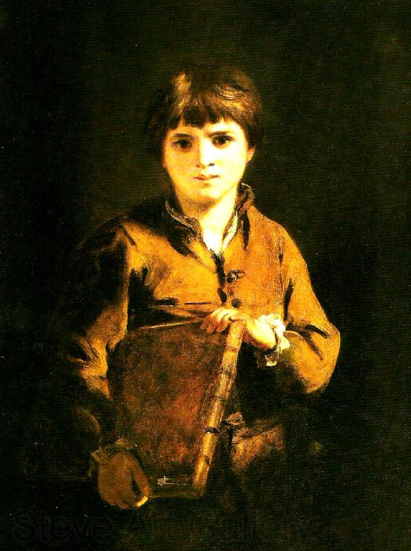 Sir Joshua Reynolds the schoolboy Norge oil painting art